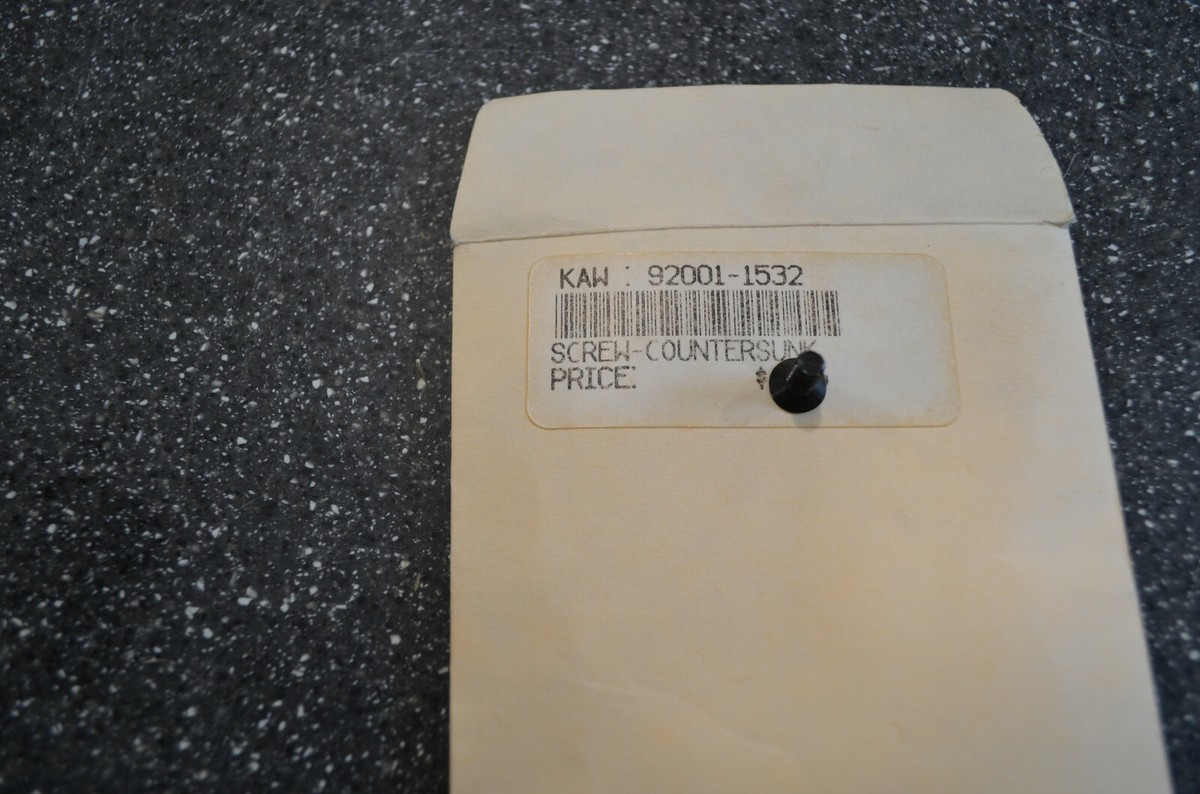 OEM KAWASAKI MASTER CYLINDER SCREW-COUNTERSUNK #92001-1532 | eBay