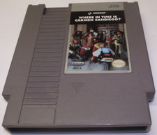 Where In Time Is Carmen Sandiego? Nintendo NES - AUTHENTIC, TESTED, WORKS GREAT!