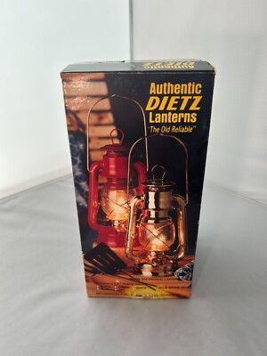 Neu im Karton authentische Dietz Laterne metallic blau brandneu $35