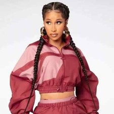 JACKET Reebok Cardi B Pink Bordo HD4776