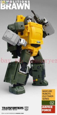Perfect Badcube Toy Ots-02 Demolitions Brawny Action Figure New
