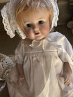 ANTIQUE REPRODUCTION 10 Inch DOLL Mien Leibling Heirloom sewing bonnet & Dress