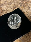Steuben Glass Bunny Rabbit Hand Cooler Figurine Paperweight Signed Vintage