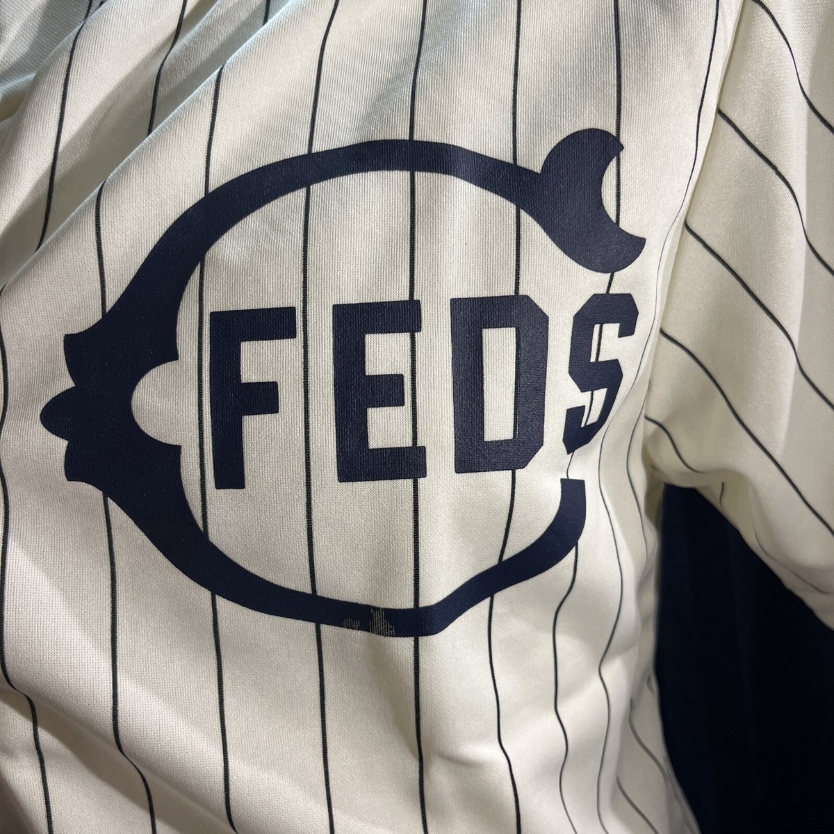 CHICAGO FEDERALS WHALES BUTTON DOWN REPLICA JERSEY XL Wrigley