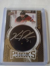   2017-18 Upper Deck Trilogy Signature Pucks Kyle Palmieri Auto Autograph 