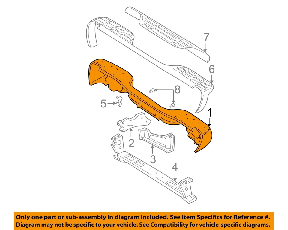 Used Rear Bumper Assembly Rear fits: 2002 Gmc Yukon xl 1500 Denali Rear Grade A Foto 3 de 4