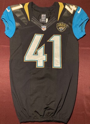 Jacksonville Jaguars Authentic NFL Team Issued 41 20132017 Style Game Je G2U