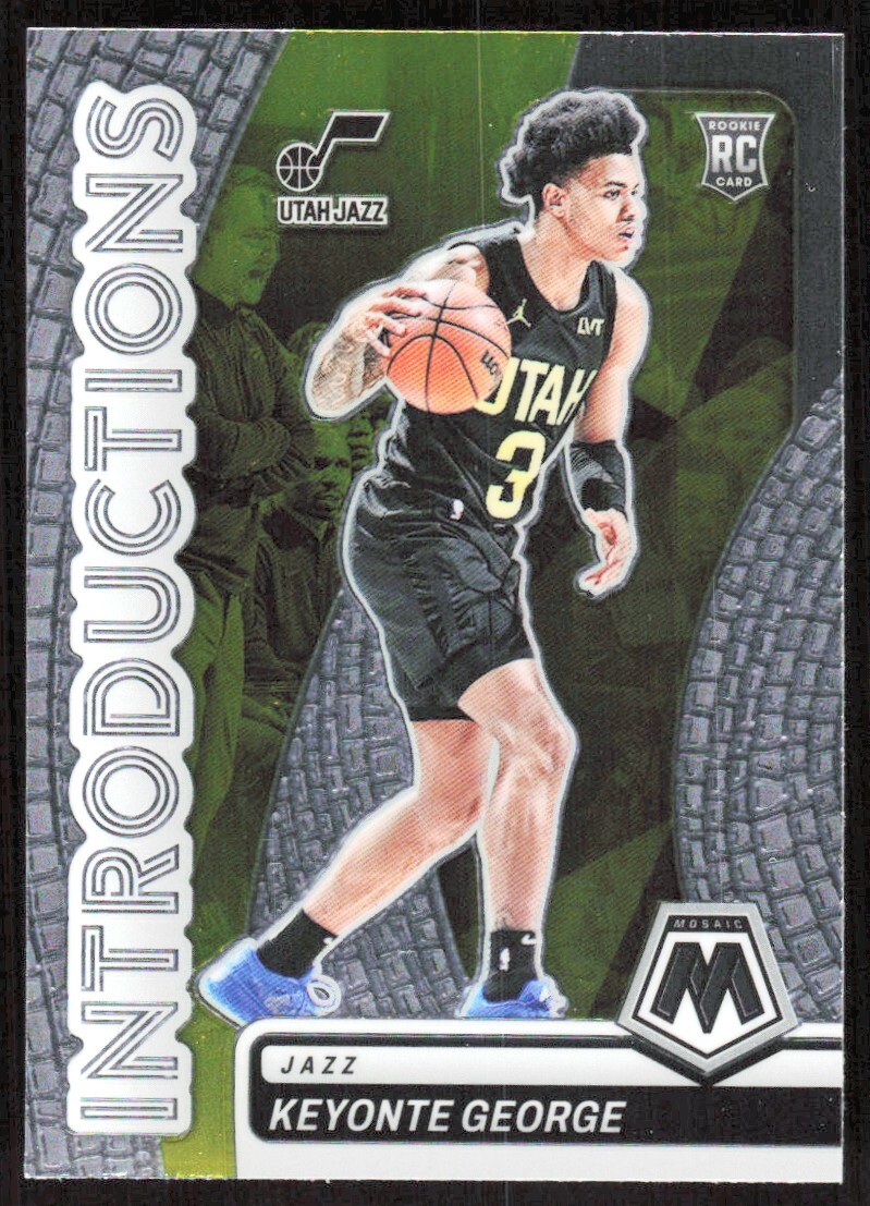 2023-24 8537D Panini Mosaic Introductions Keyonte George Rookie Utah Jazz #20