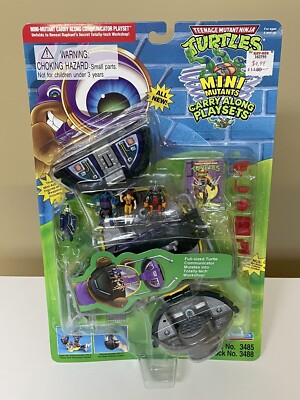 1995 Teenage Mutant Ninja Turtles Mini Mutant Carry Along