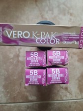 Joico VERO K-PAK COLOR Hair Color 5B Medium Beige Brown 5 Pieces