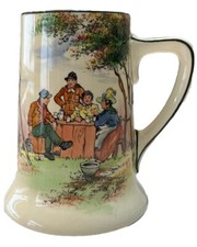 EXTREMELY RARE Royal Doulton Series Ware Romany Tankard D5809 c1937 UK Made VHTF