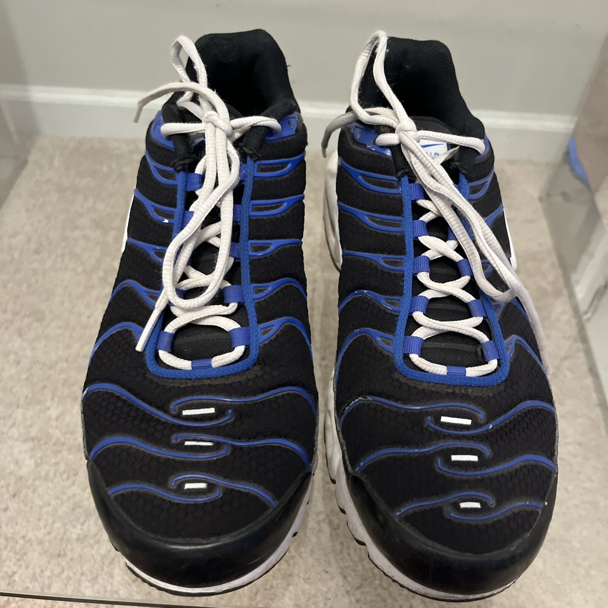 Nike Air Max Plus Black Racer Blue White Running DM8331-001 Mens