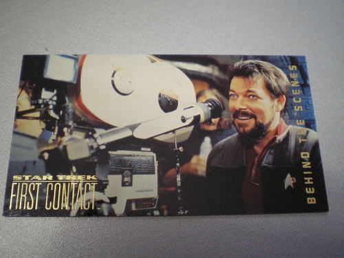 STAR TREK FIRST CONTACT TRADING CARD BEHIND THE SCENES N. BS1 Jonathan Frakes