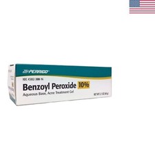 10 Benzoyl Peroxide Acne Treatment Gel, 2.1 oz - Travel Size for All Skin Types