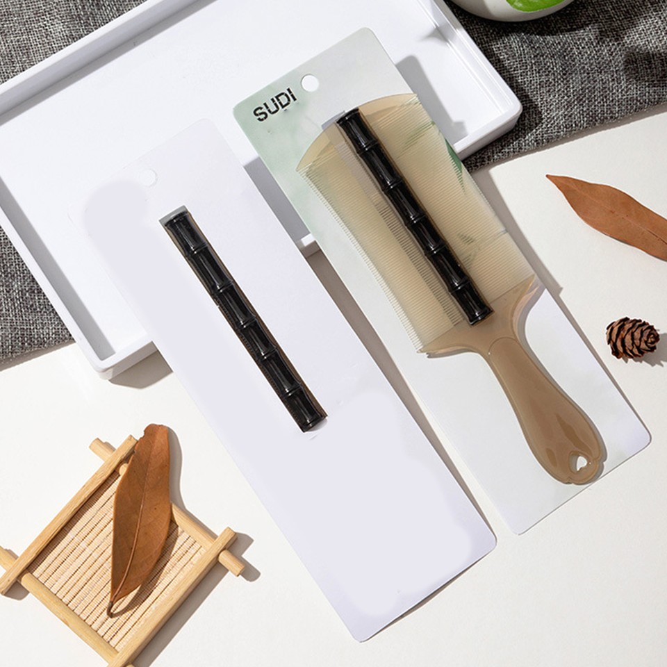 Handle Lice Comb DoubleSided Dog Grooming Comb Kitten Flea Comb For