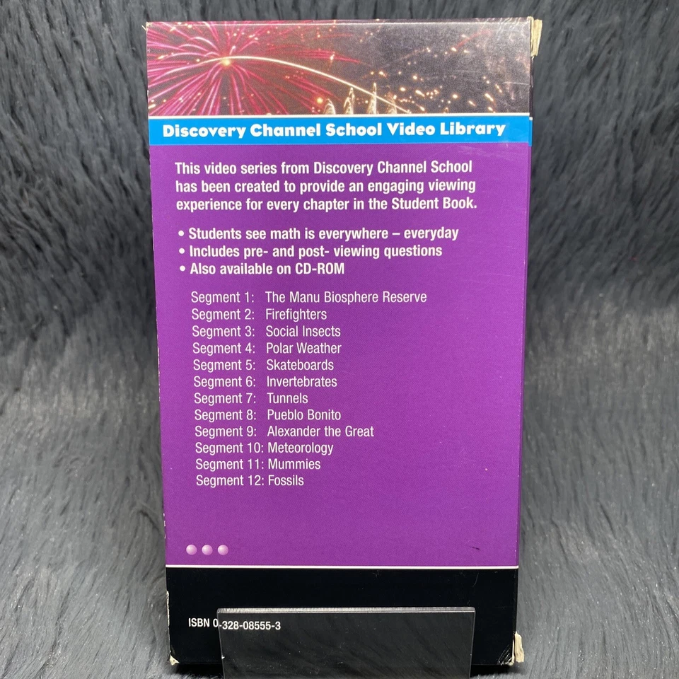 Discovery Channel School Video Library Mathematics VHS Tape 2003 Educational Kid - Image 4 of 4