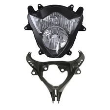 Front Headlight Lamp Assembly & Fairing Stay Bracket For Suzuki GSXR1000 2005-06