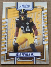 2023 Panini Absolute Joey Porter Jr. Rookie RC Blue Foil SP #163 Steelers