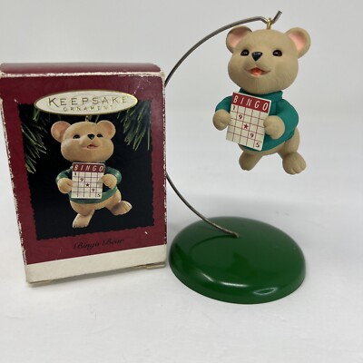 Hallmark Keepsake Ornament Bingo Bear 1995