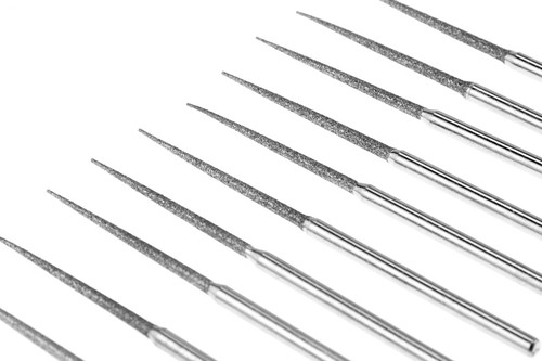 Juego de brocas escarpador de cuentas de diamante cónicas de 2-3/4" joyería artesanal lapidario giratorio - Imagen 3 de 5