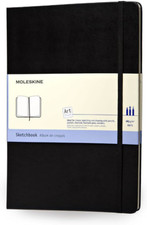 Moleskine A4 Art Sketchbook Hard Cover Black 96 Pages Plain/Blank