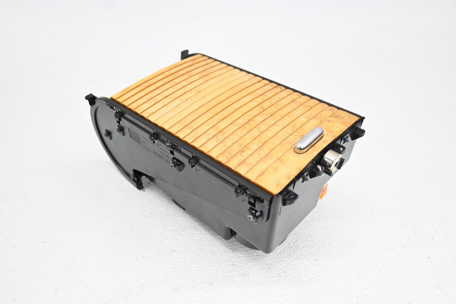 ⭐ 06-12 Bentley Continental Rear Center Console Wood Cover Tray Trim Panel Oem