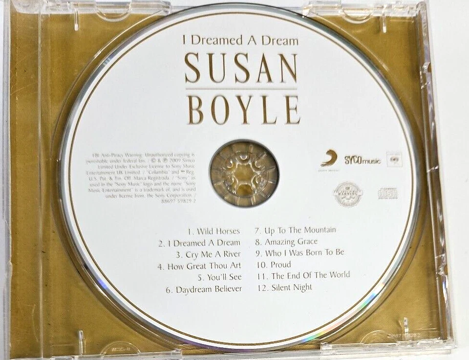 Susan Boyle Cd Audio Sony Music I Dreamed A Dream 2009 - Imagem 4 de 4