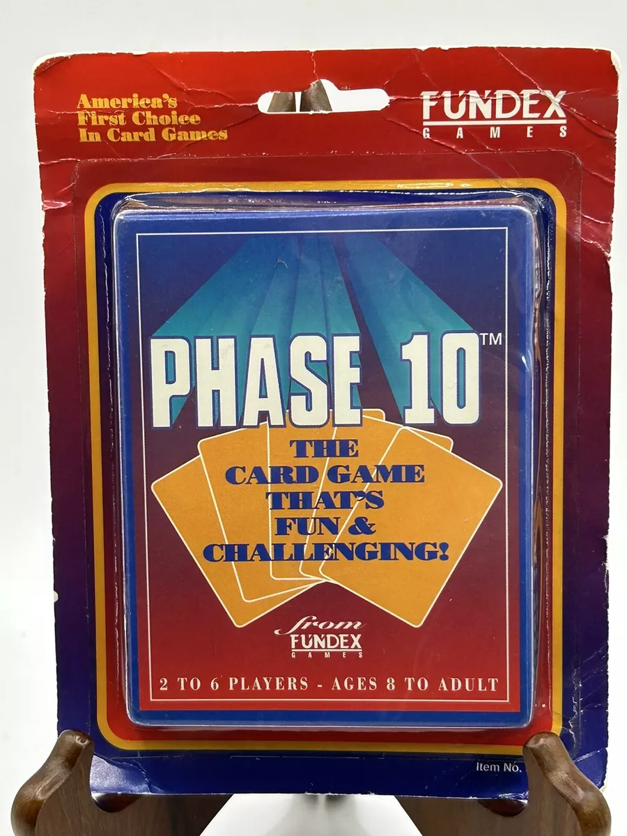 Phase 10 Card Game A Rummy Card Game with a Twist Fundex Games Challenging  New