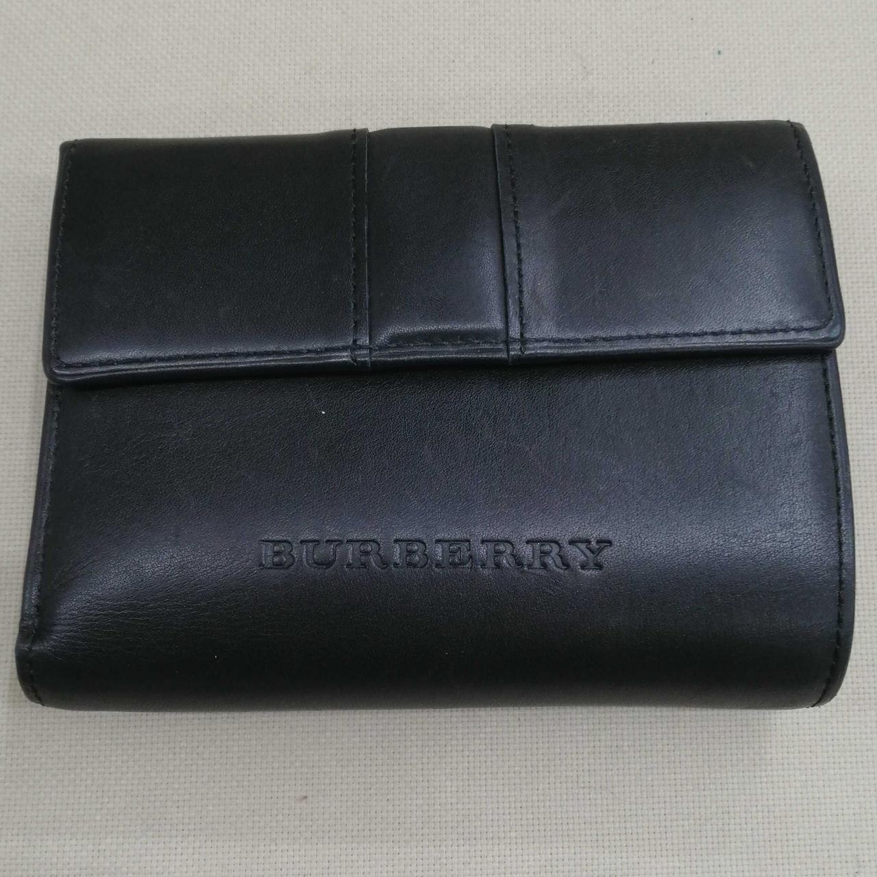 Bi fold wallet  No.  Black BURBERRY 1210a