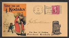 George Eastman Autograph Reprint  Camera Advertising Envelope Reprint 1363