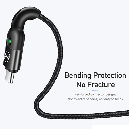 Mcdodo 1.8M Spring Extension Landline USB Type C Cable For Samsung Huawei Xiaomi - Picture 2 of 12