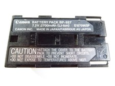 Canon Camera Camcorder Battery BP-927, Works Perfectly, FREE 2-3 Day Ship  