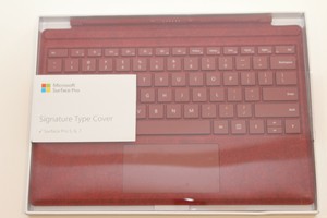 Microsoft Surface Pro Type Cover Alcantara Ffp Poppy Red Open Box Ebay