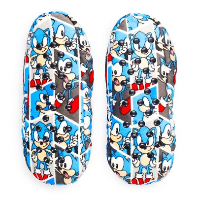 Slipper Socks Sonic The Hedgehog Kids Slippers Kids Navy Sonic The