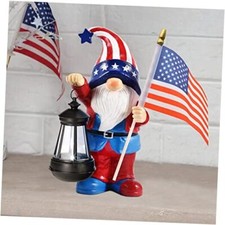 Nacome Garden Gnomes Statue for Yard Decorations - Outdoor Patriotic Gnome