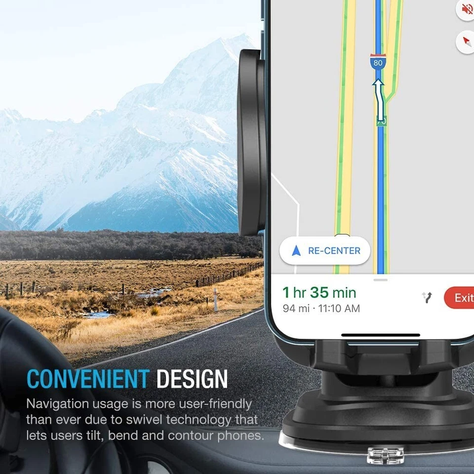 Maxboost Universal Car Phone Mount, 40 Pack,  Dashboard Windshield Phone Holder - Image 3 of 4