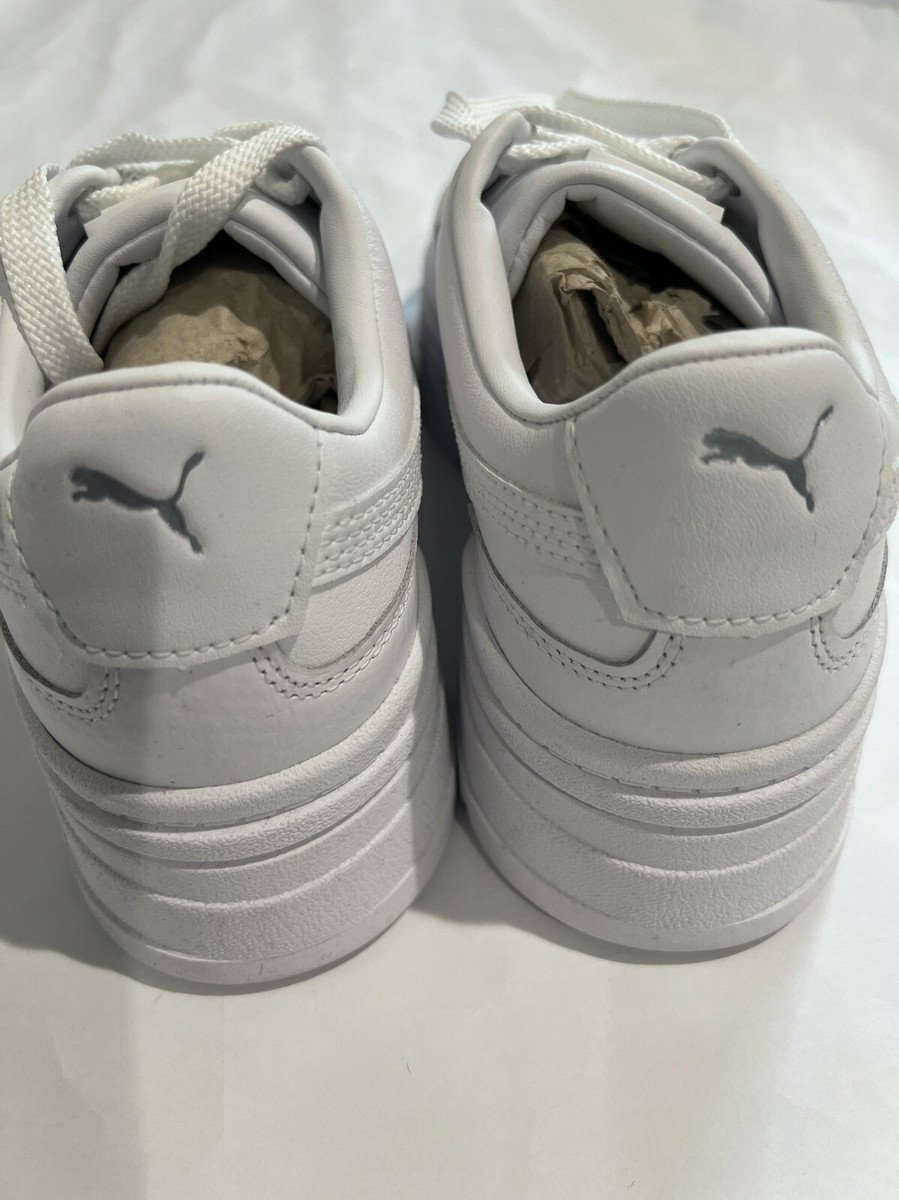 ☆国内在庫有☆Puma Mayze Stack white/oatmeal Puma Mayze Stack trainers in white and oatmeal | ASOS
