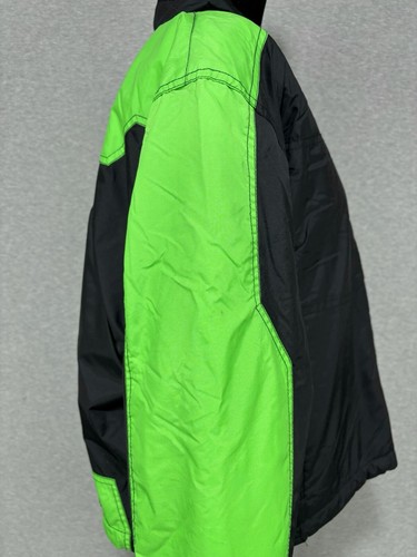 Women’s M Arctic Cat Flex 100 Thinsulate Jacket Arcticwear Black Green Bomber - Picture 11 of 16