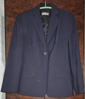 Damenblazer von Vittoria Verani, dunkelblau, Größe 36