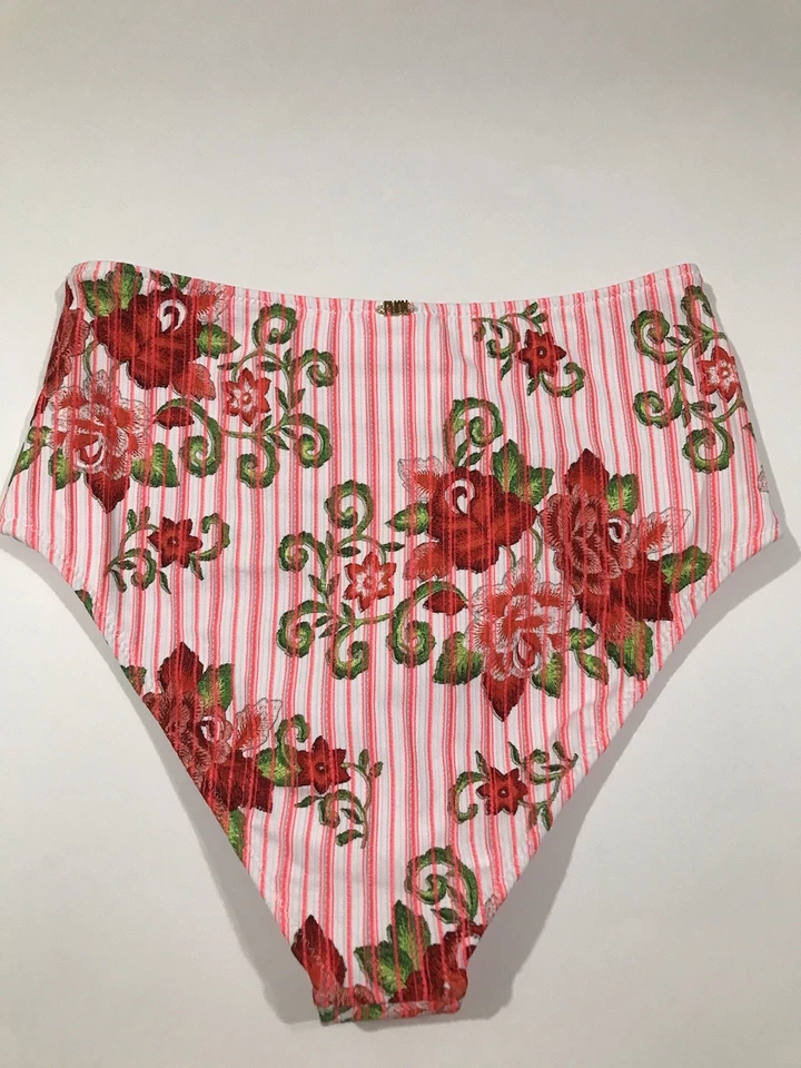 Parte inferior de bikini Phax de cintura alta para mujer talla mediana multicolor floral NUEVO Foto 3 de 4
