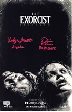 Olivia O'Neill & Lidya Jewett signed 11x17 Poster The Exorcist Believer Beckett