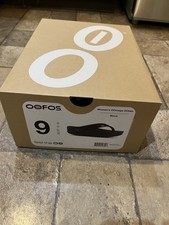 New OOFOS Women's OOmega OOlala Sandal Black Ships Free Only 46.00