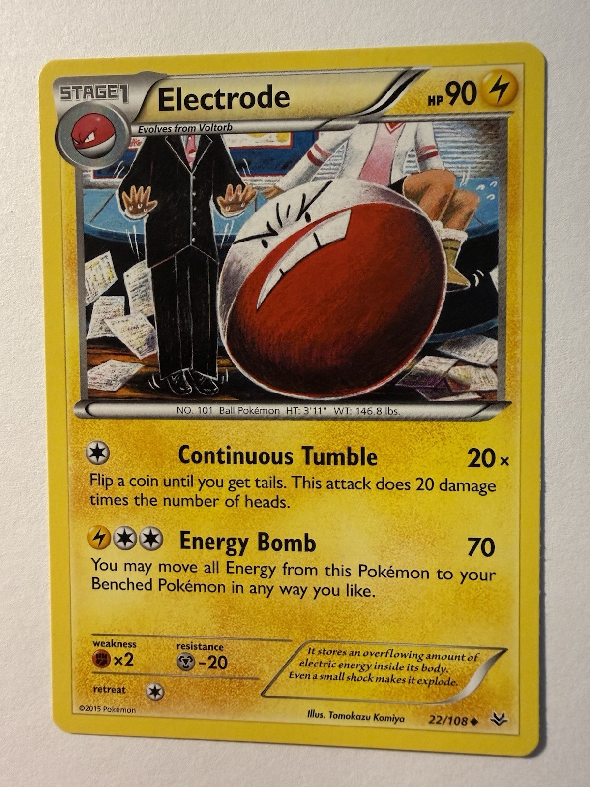 Pokémon XY - Roaring Skies #22/108 Electrode LP