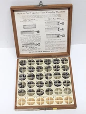 Kingsley Machine Co. - Announcement Roman (lower case) - Hot Foil Letter Type