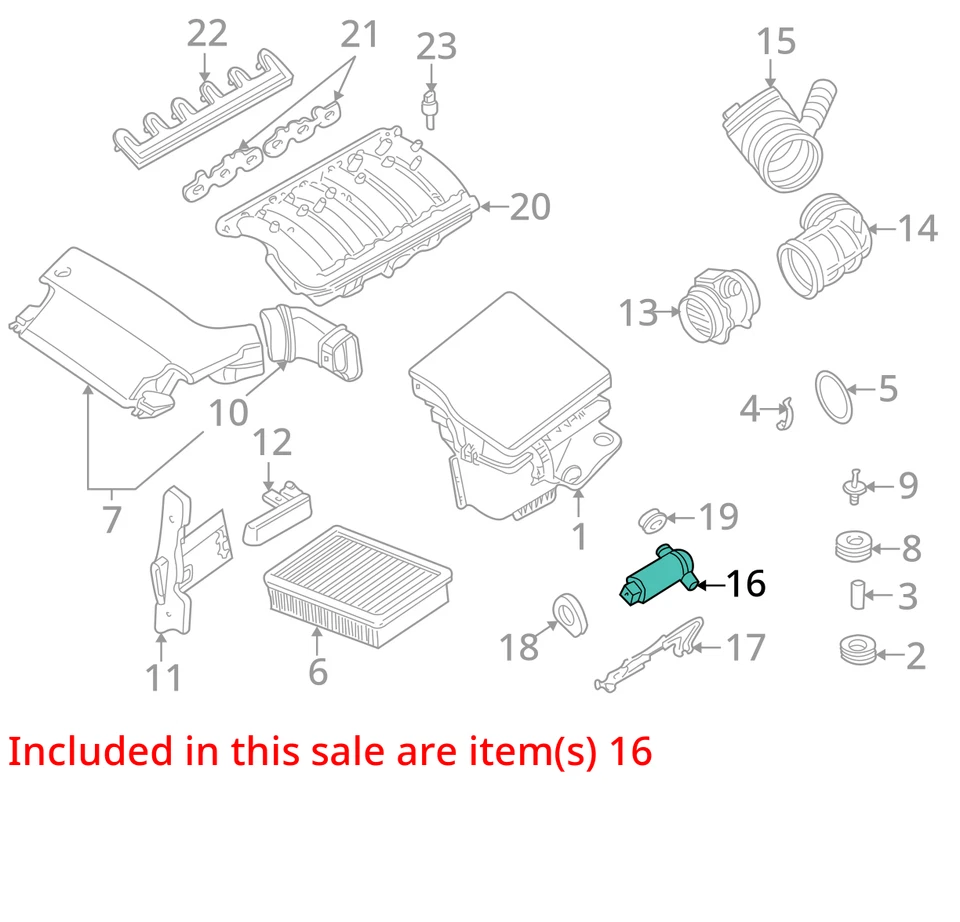 BMW 328i 330i 525i 528i X3 E5 M54 Air Idle Control T Valve OEM Used Foto 3 de 4