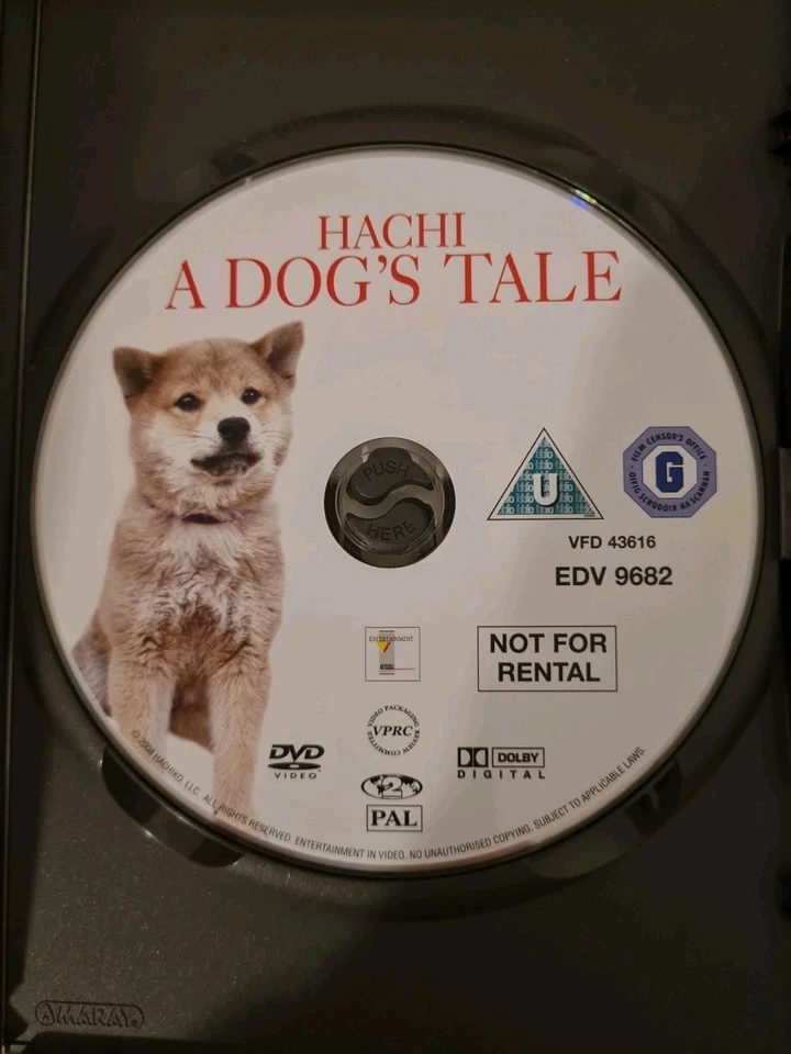 Hachi - A Dog's Tale (DVD, 2010) Richard Gere {True Story} [Region 2] [UK] {U} - Image 2 of 4