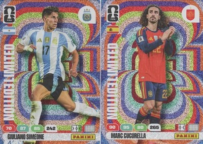 Panini FIFA World Cup 2026 UPDATE U 01 - U 48 / Limited Simeone/Cucurella