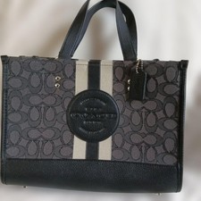 COACH Signature 2 way Dempsey Tote Bag