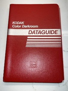 Used KODAK Color Darkroom DATAGUIDE KODAK Pub. No. R-19