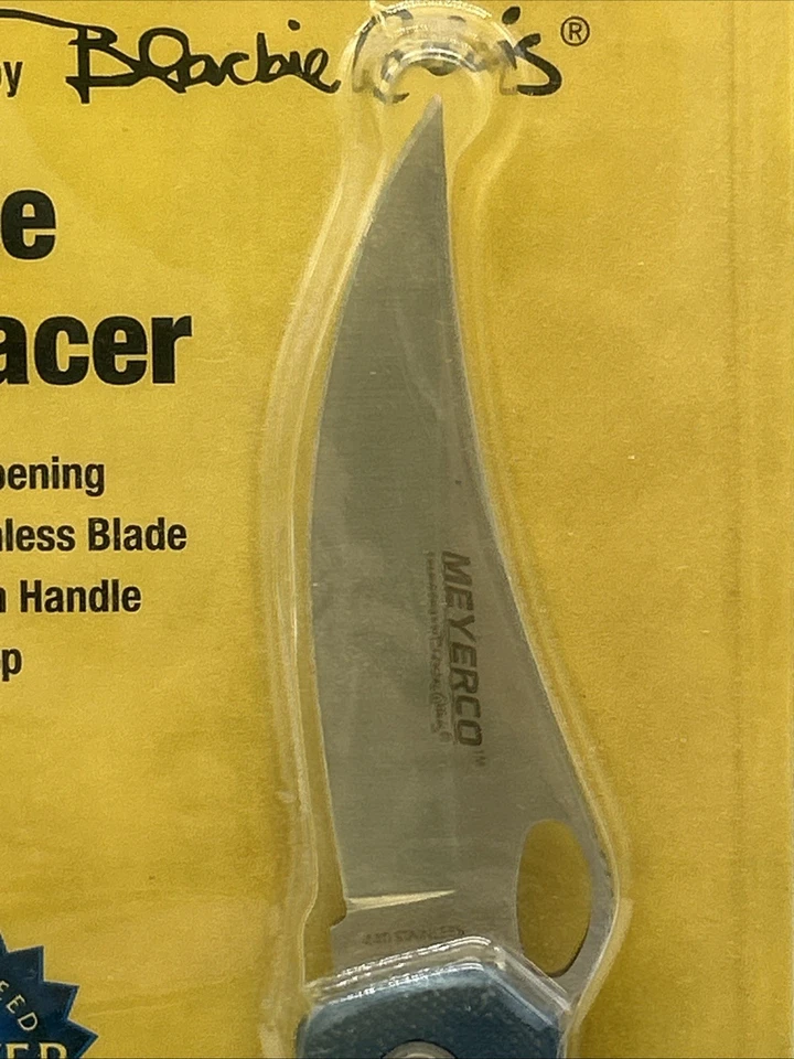 Cuchillo Plegable Meyerco Blackie Collins Grande Azul Corredor Camping Caza Liso Bla Foto 2 de 4